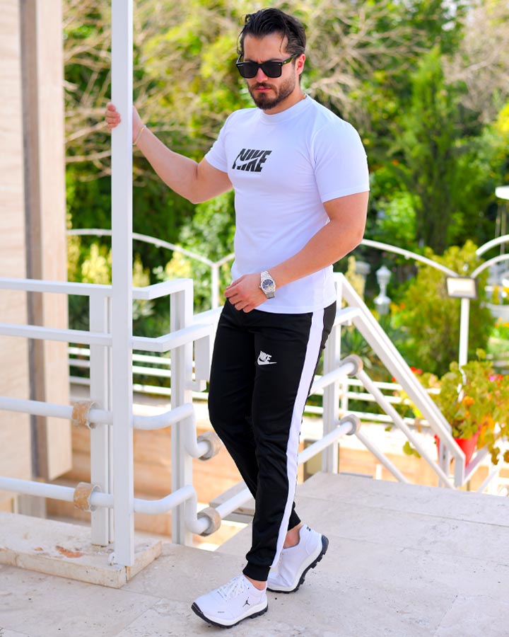 تیشرت شلوار مردانه Nike مدل Alba (سفید) کد 6342